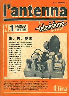 Rivista L'antenna, vecchia serie